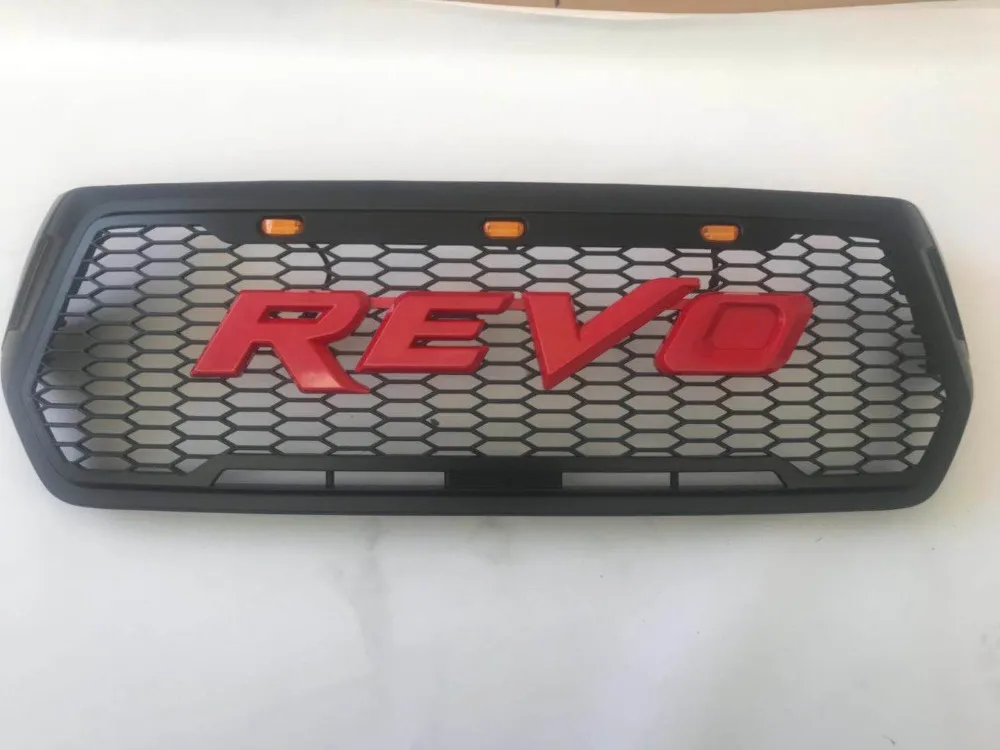

NEW hilux pickup 2018+ HILUX ROCCO ABS material with LED lights front grille