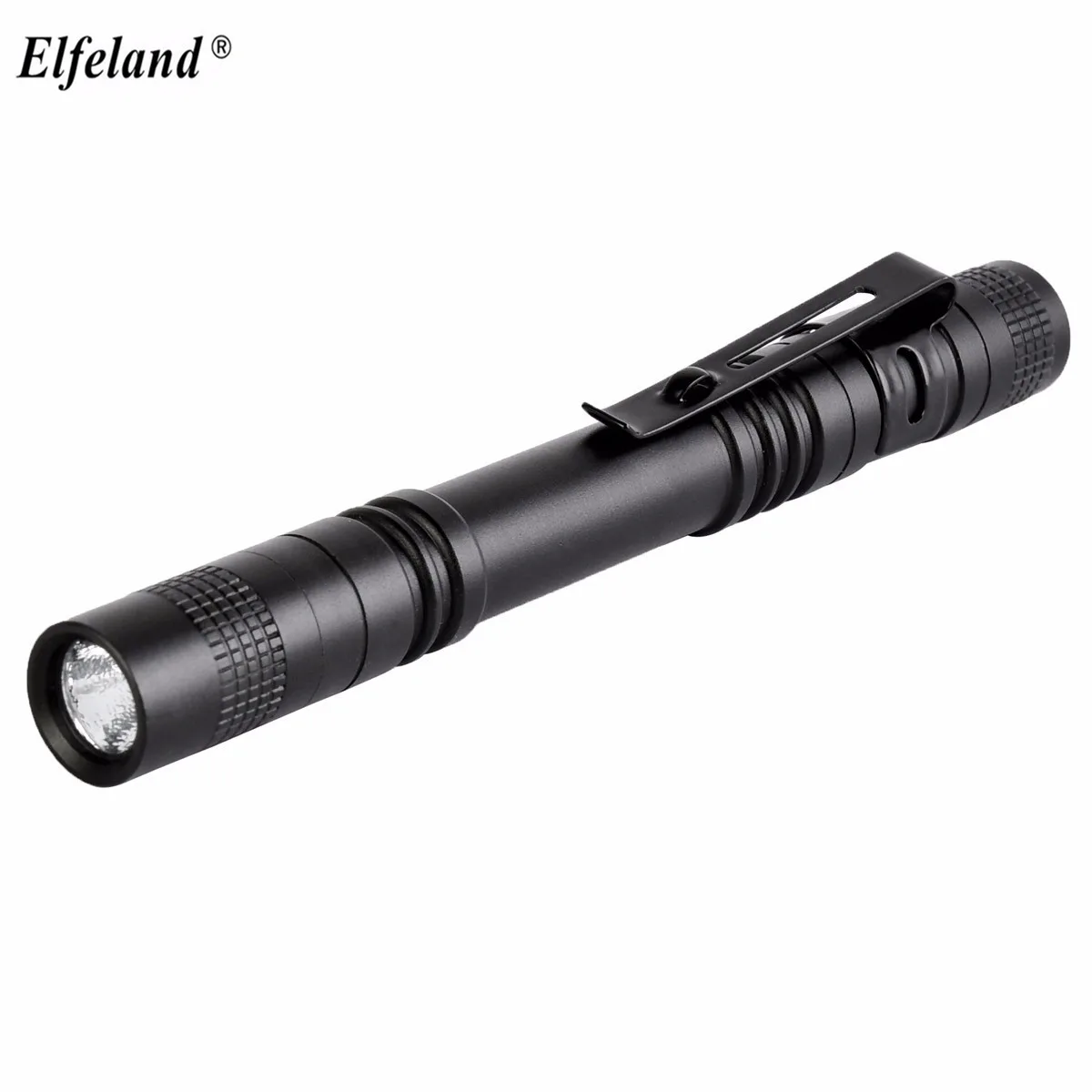 Elfeland MIni Portable Pen Flashlight Pen Light LED Flash Light aaa