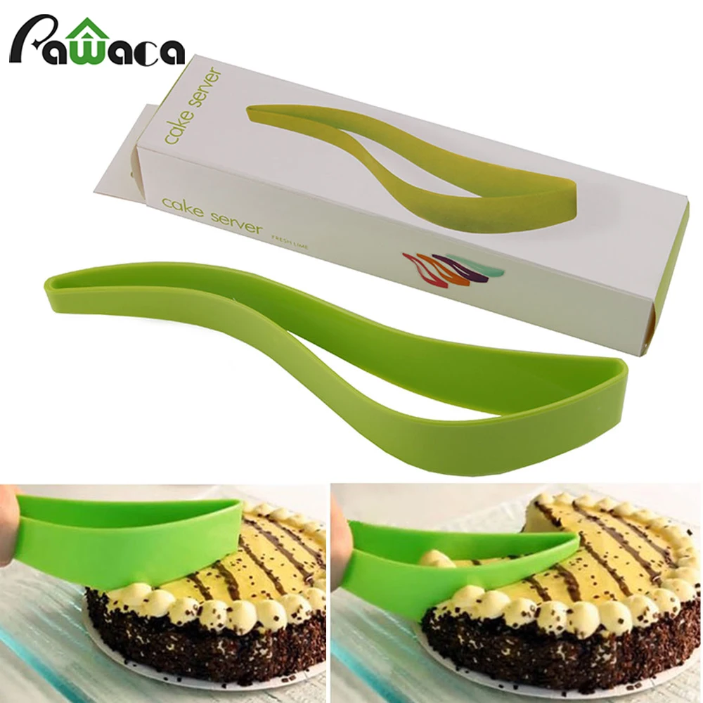 Kitchen Gadget Cake Cutter Slicer Server Pie Slicer Sheet Guide One piece Wedding Cake Bread