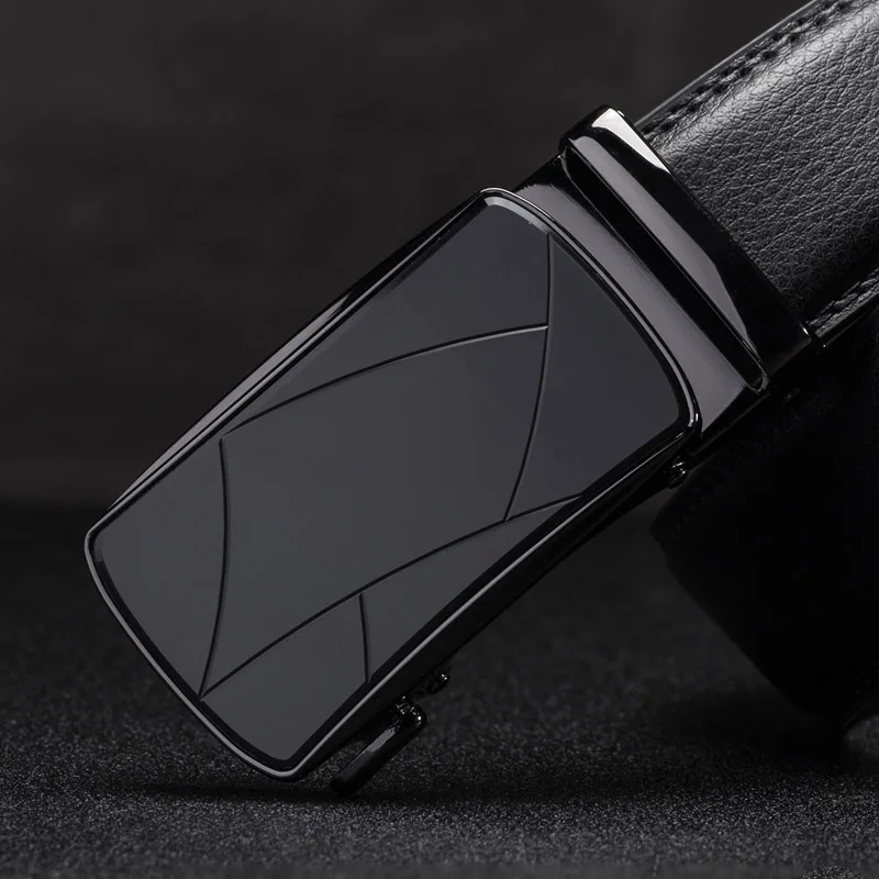 

designer belts men High Quality genuine leather cow Men's Belts Black Automatic Buckle luxury strap male belts for men fashion