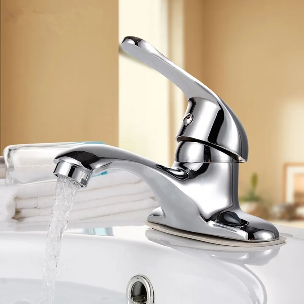 Moden and Fashion polish chrome swan bathroom faucet single handle 2