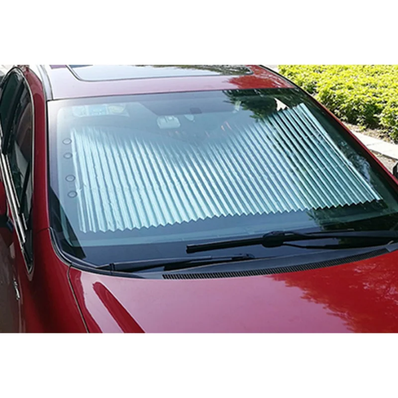

Car Window Sunshade Retractable Foldable Windshield Sunshade Cover Shield Curtain Auto Sun Shade Block Anti-UV