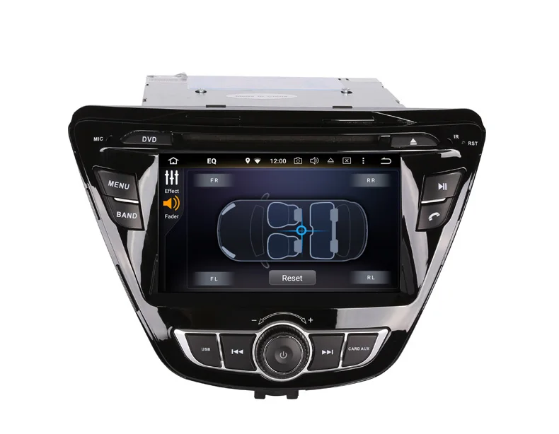 Sale 7inch double din android 9.0 car dvd player for hyundai ELANTRA AVANTE 2014 2015 car audio player GPS navigation wifi 4g 7