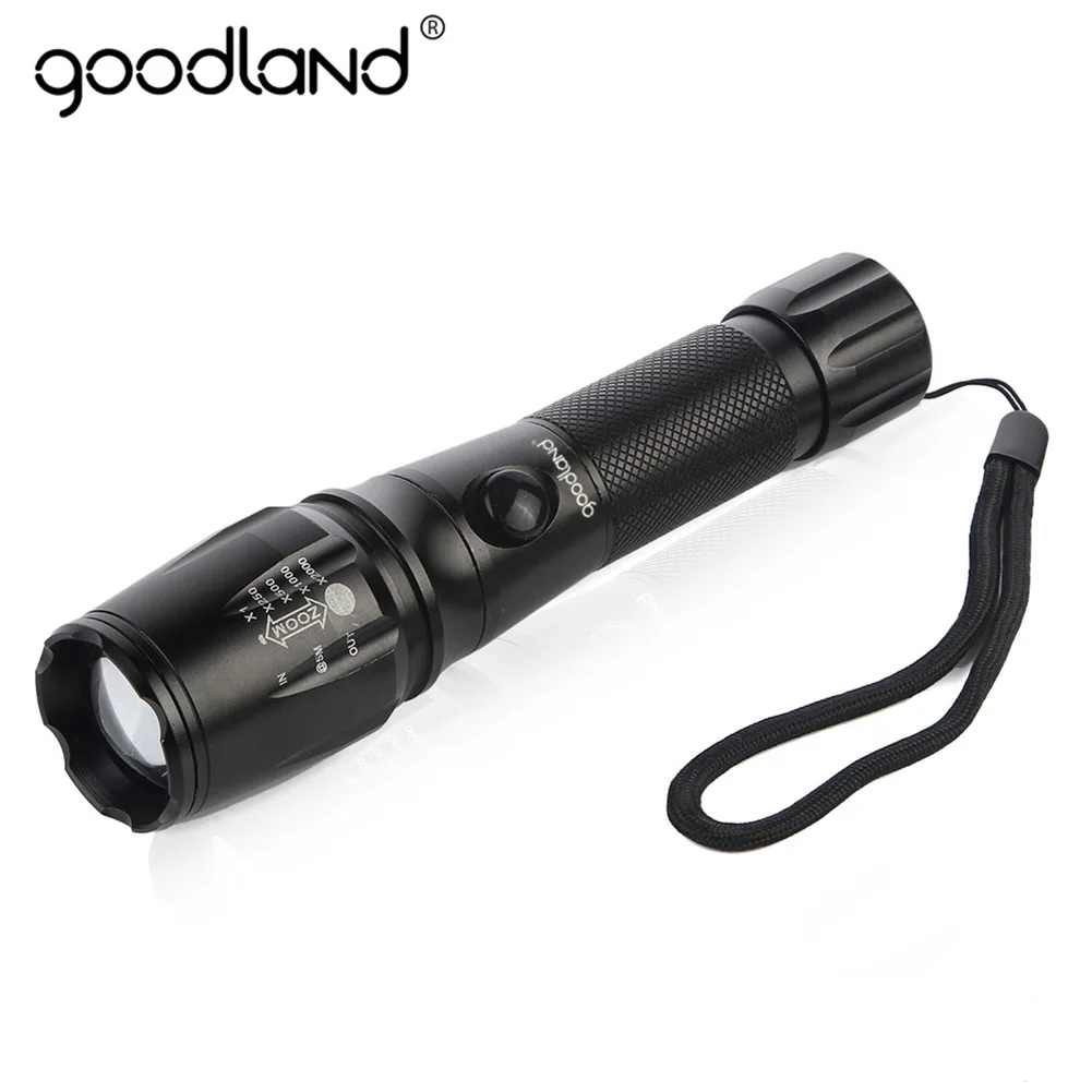 

LED Flashlight Powerful XML T6 Rechargeable LED Torch 3000 Lumens Zoomable 3-Mode Lantern Waterproof For Outdoor Hunting Bicycle