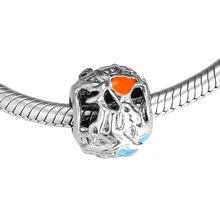 DIY Подходит для Pandora Подвески Браслеты 925 пробы-серебро-ювелирные изделия Алисы Чай вечерние ажурные бусинами