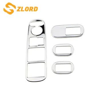 

Zlord Car Styling Window Switch Lifter Protection Cover Trim Sticker for Honda HRV HR-V Vezel 2014 - 2017 Accessories