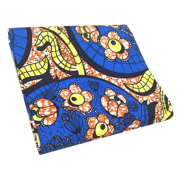 

java wax print fabric African wax Ankara style fabric 100% cotton for party dress A 1048
