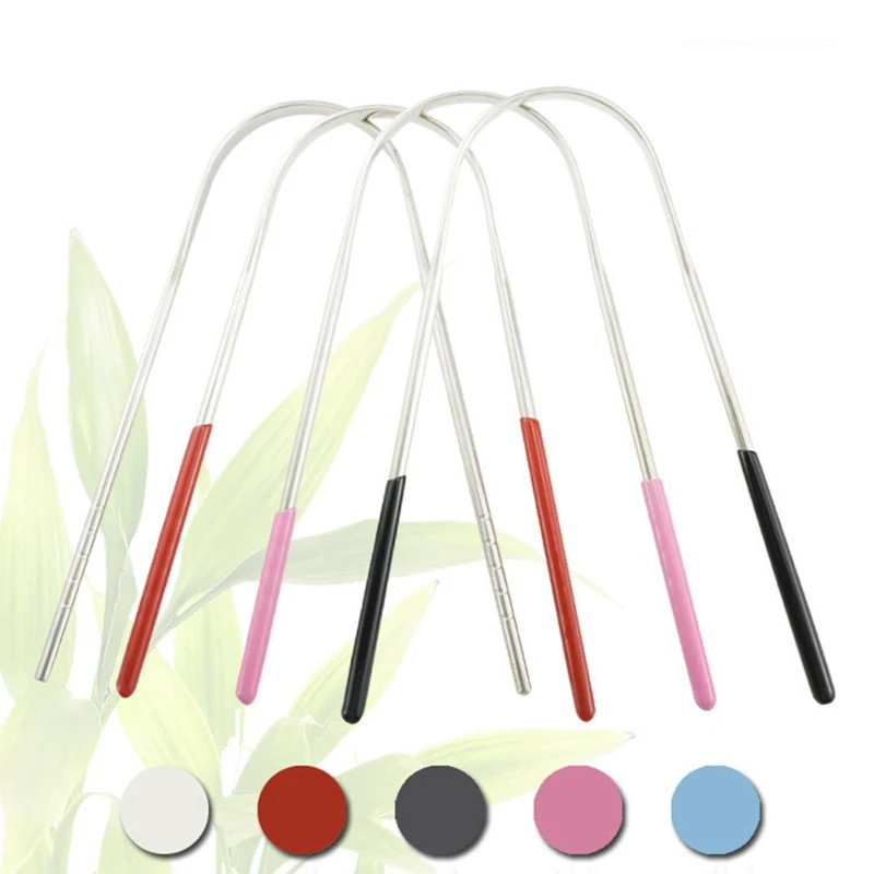 Полезный скребок для языка из нержавеющей стали, очиститель языка для полости рта, медицинская зубная щетка, многоразовая свежая дыхательная машина