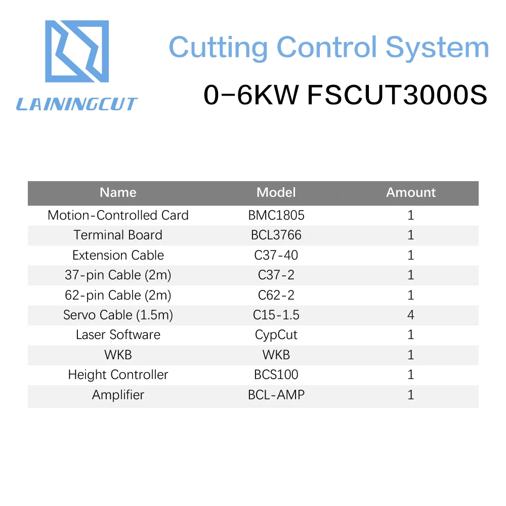 LSKCSH Friendess FSCUT Laser Cutting Machine Control System FSCUT3000S For Metal Cutting