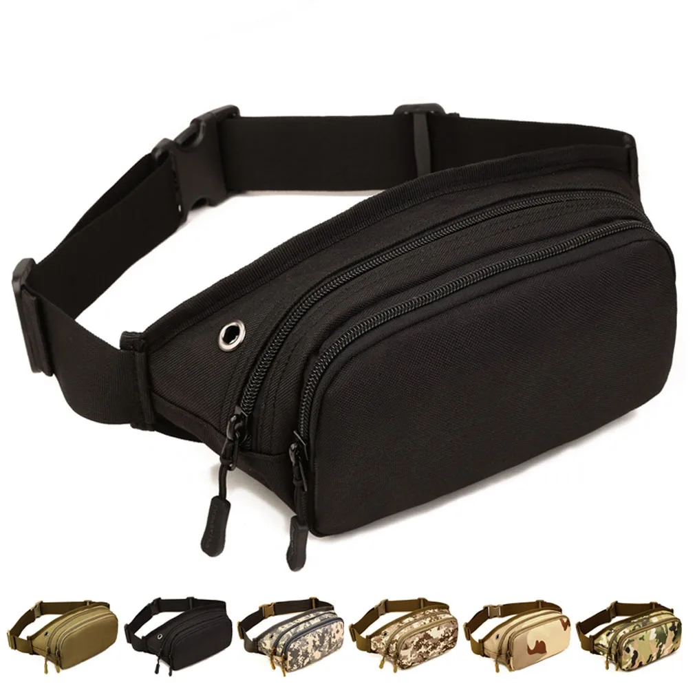 2018 Для мужчин Водонепроницаемый 1000D нейлон слинг Грудь Fanny Pack сумка талии Хип бум