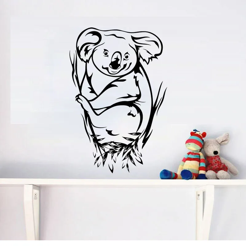 Koala Bear Wall Sticker Home Decor Cute Animals Wall Decal Wall Art