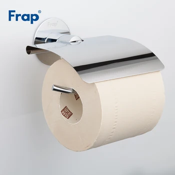 

Frap Stainless steel Cover Glue paste Toilet Paper towel holder Mounting seat Bathroom hardware accessorie F3803