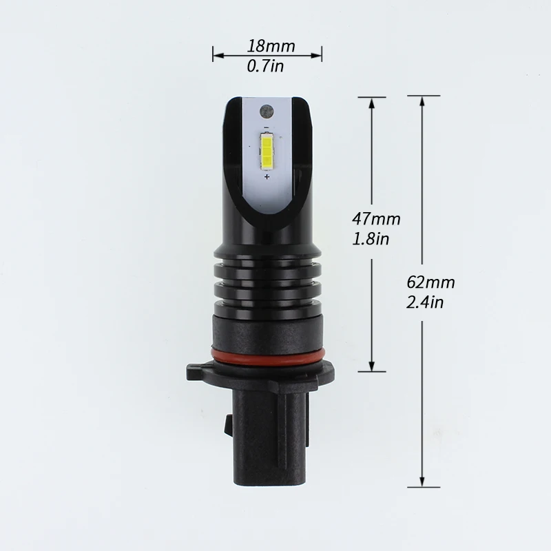 2 шт. H8 H11 Led HB4 9006 HB3 9005 P13 PWX26W PSX24W H16 canbus туман светильник s лампы 2000LM 6000K белый автоматические светодиоды светильник 12V 24V