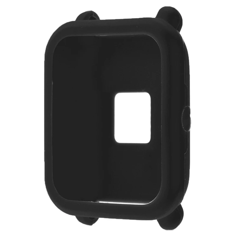 

Fashion Protective Case Shell For Huami Amazfit Bip Youth Watch Colorful Soft TPU Silicone Frame Watachband Sporting Accessories