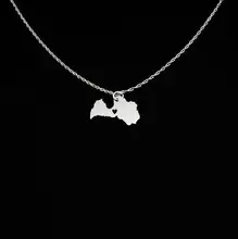 Copper Latvia Necklace Any Words Can Be Customed Latvia Jewelry Best Gift For Men And Women YP4060 latvia a short history