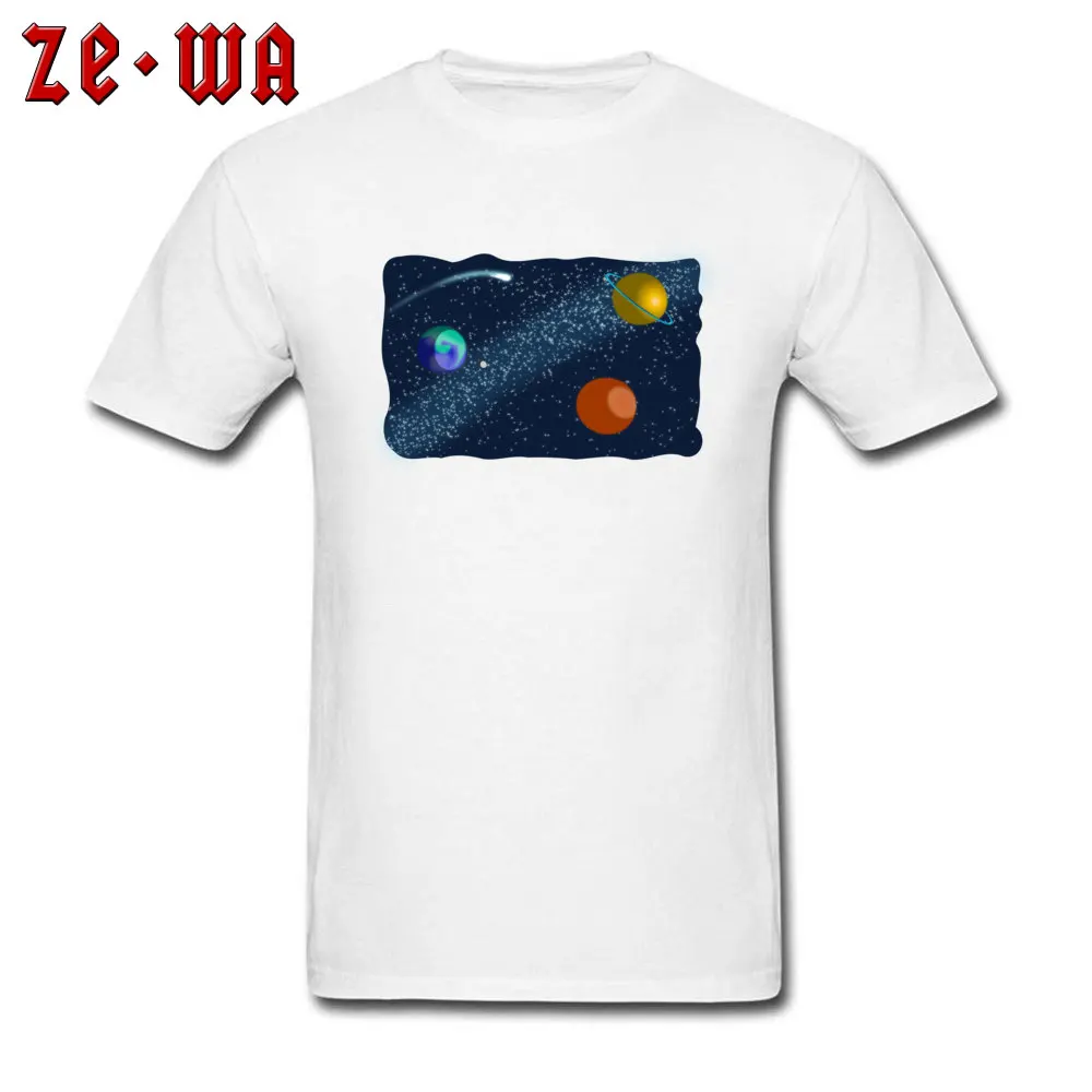 cosmic 160320 Retro Short Sleeve Normal T-shirts Cotton Fabric O-Neck Men Tops Shirts Summer T Shirts Mother Day cosmic 160320 white