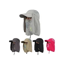 Открытый Защита от Солнца защиты экран водонепроницаемый солнцезащитный рыбак шляпа для мужчин Альпинизм Езда быстро высыхает, дышащая ткань спортивные кепки