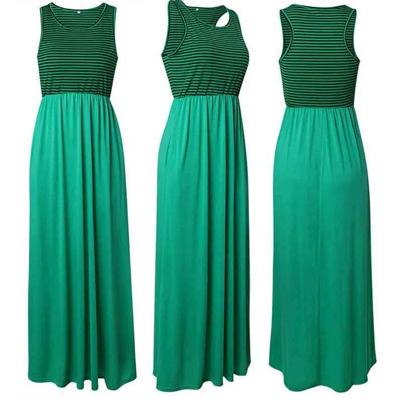 4-color-round-collar-striped-bohemian-dress-female-slim-thin-sleeveless-long-dress-2018-summer-street (2)