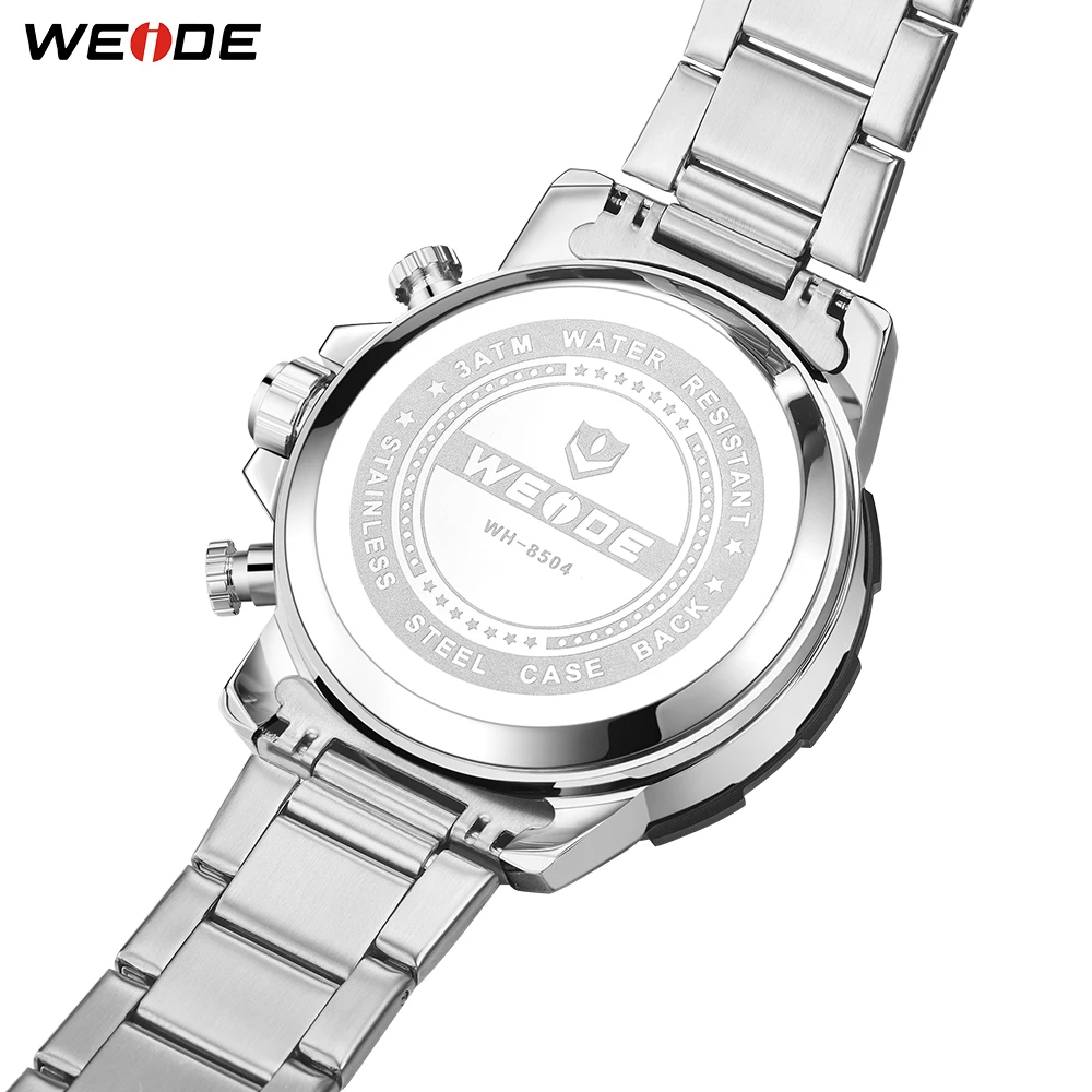 WEIDE Мужская Спортивная модная модель аналоговый ЖК кварцевые часы для мужчин t