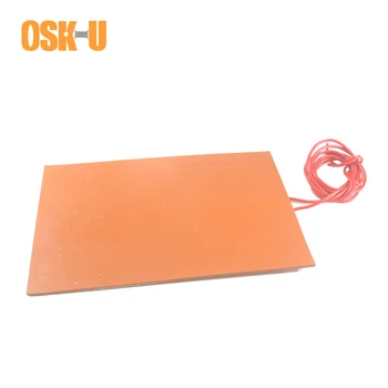 

100x300mm Silicone Heater Pad 220V 1.5-1.8mm thickness Heater Element Anti-freezing Electric Heating Pad for Instrumentation