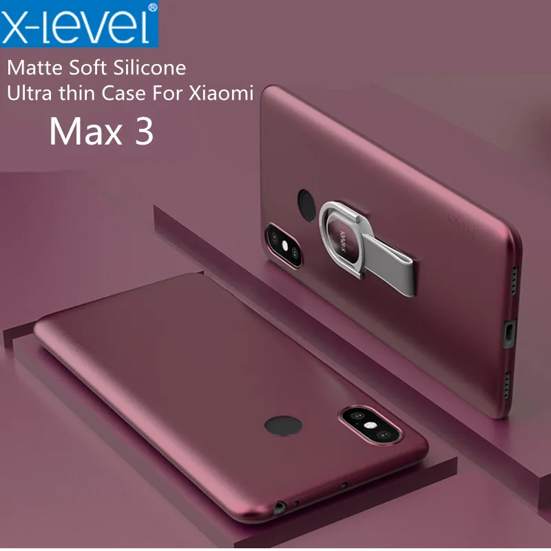 Mi Max 3 Case Utral X-Level Guardian Soft Matte TPU Phone For Xiaomi Ultra thin Good Touching Back Cover | Мобильные телефоны и