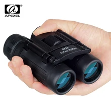 APEXEL 8×21 Zoom mini Folding Pocket Binoculars 8x Telescope portable binocularOutdoor birdwatching Travel Hunting Hiking Sports