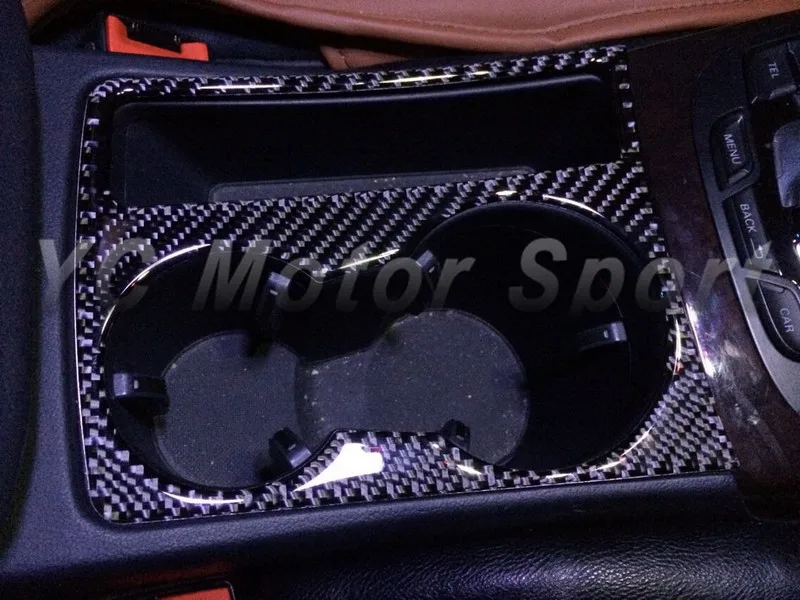 2008-2014 Audi A4 A4L S4 A5 S5 Cup Holder Surround Cover CF (2)