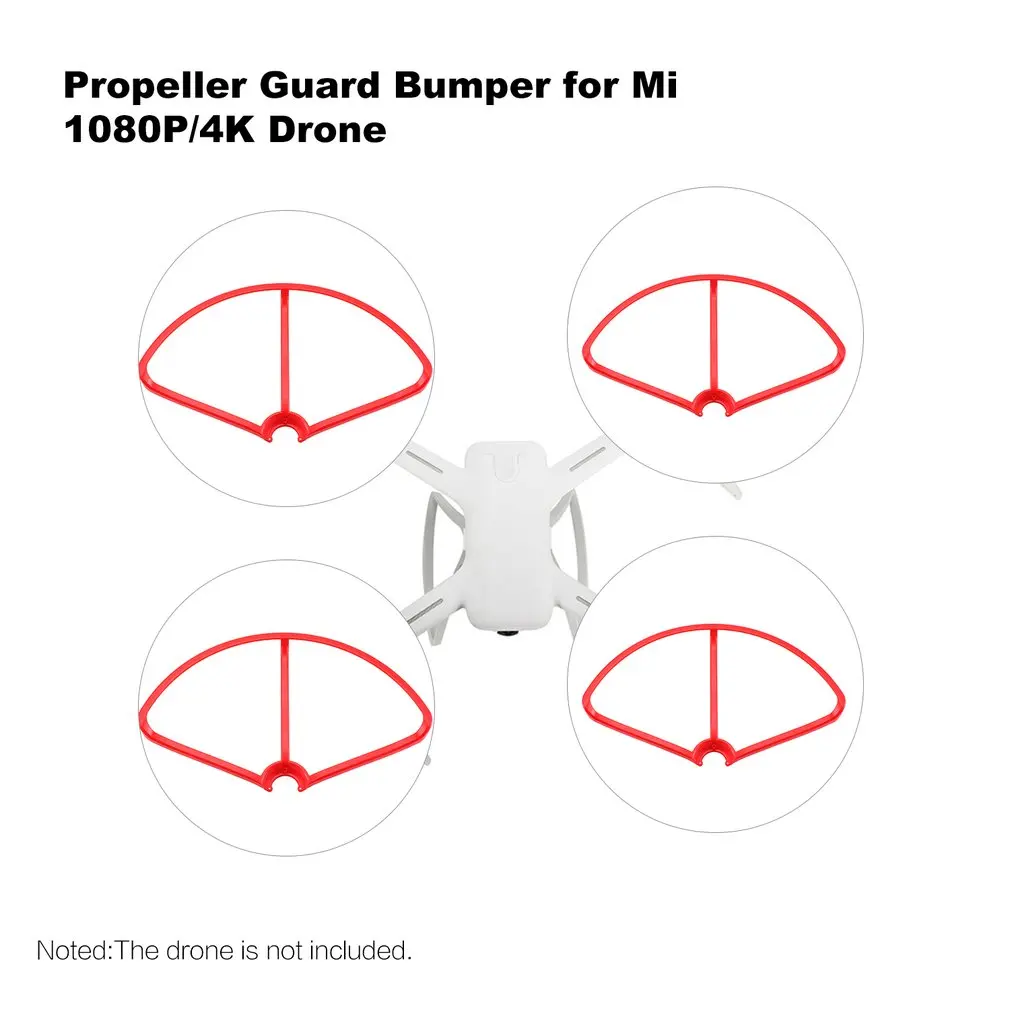 4 шт. Пропеллер Защита бампера лезвие Крушение протектор пропеллер бампер для Xiaomi Mi 1080 P/4 K Drone защитные аксессуары