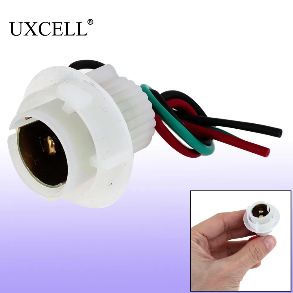 

UXCELL BAY15D 1157 Bulb Car Brake Parking Light Sockets Harness Wire