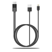 MiraScreen проводной самоклеющийся интерфейс для ТВ для Apple IPhone X, 8, 8 plus, 7, 7 Plus, 6 6s 5 5S 5S Ipad для освещения кабель, адаптер для телевизора HD ТВ SLD13