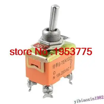 

10pcs AC 250V 15A Amps on/off 2 Position DPST Toggle Switch