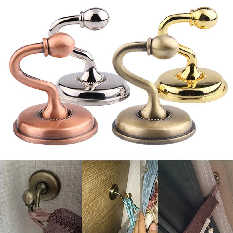 

2Pcs Modern Concise Ball Curtain Tieback Holdback Holder Drape Hook Decoration