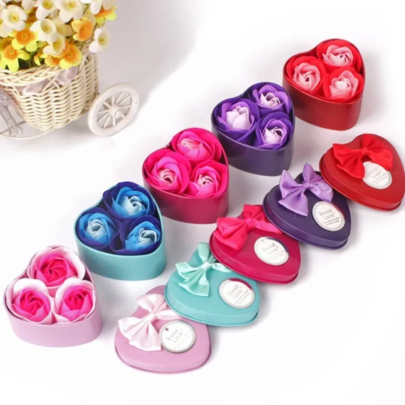 

New Soap Rose Flowers Wedding Gifts For Guests Valentine's Day Bridesmaid Gift Wedding Favors And Gifts Accept Dropshipping