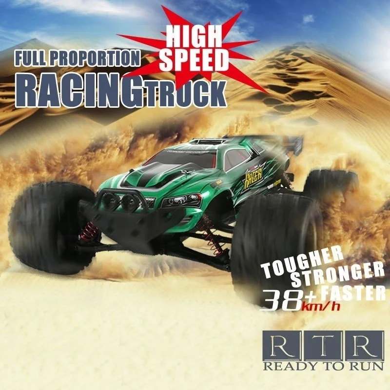 

High Speed 38km/h Big RC Race Car 1:12 4WD Drive 2.4GHz Remote Control RC Monster Bigfoot Car For Kids 9116 Toy Car