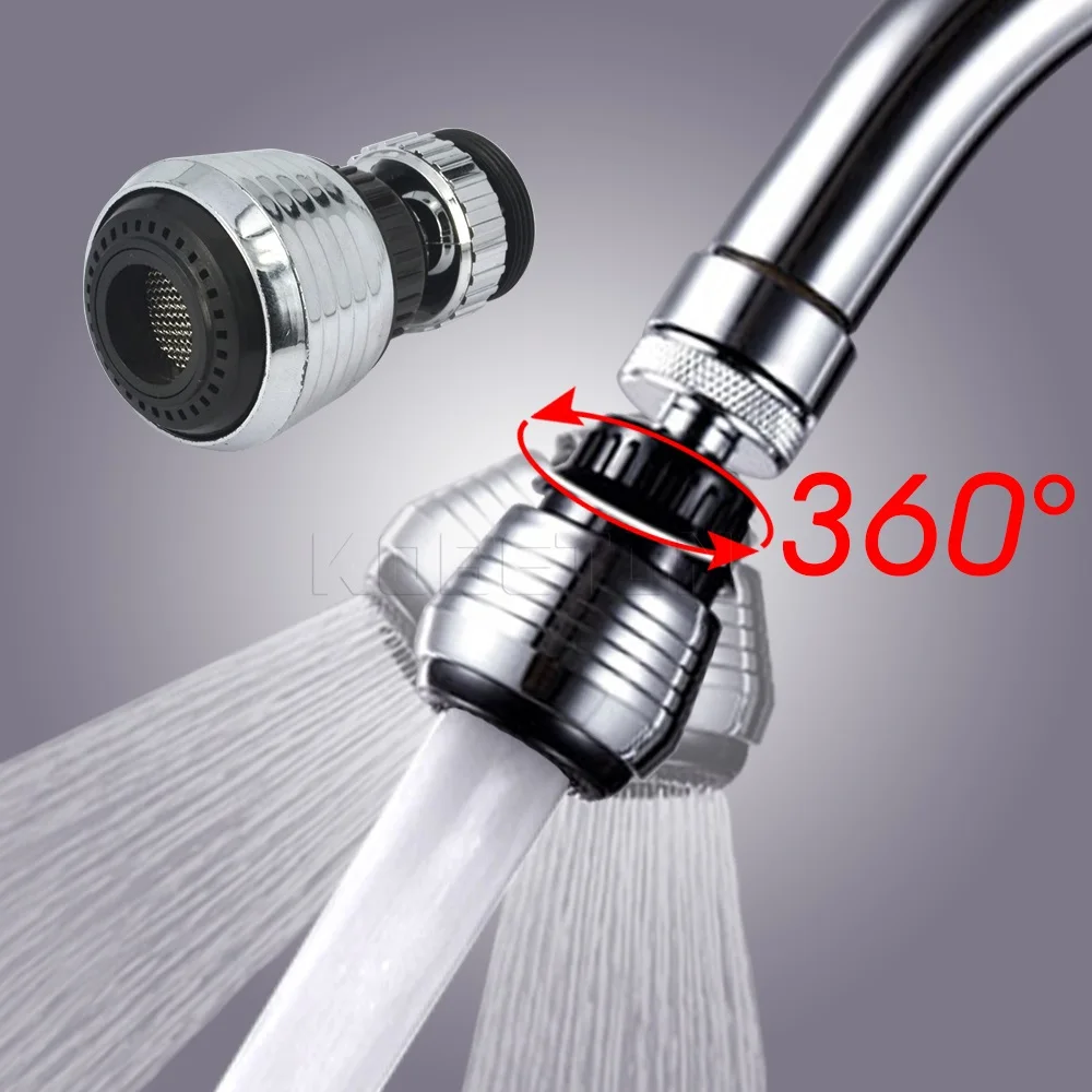 boyage 360 Degree Kitchen Water Bubbler Swivel Head Saving Tap Faucet