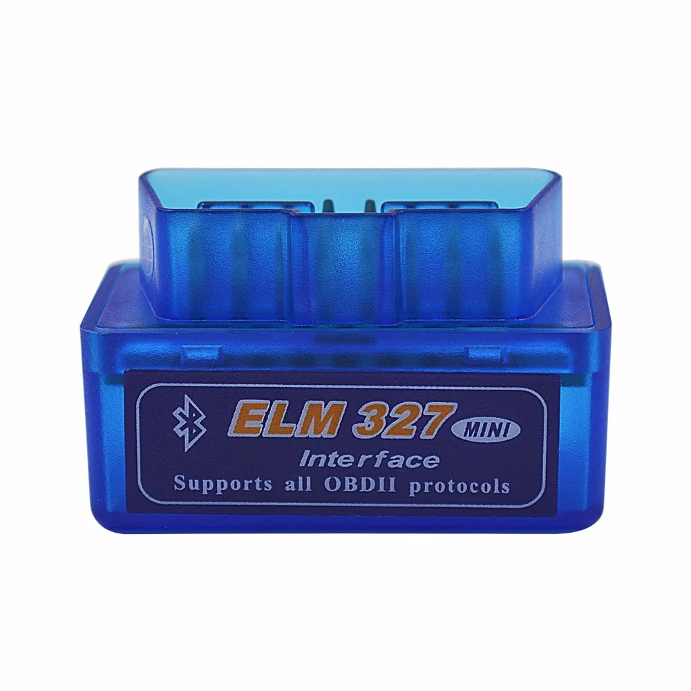 1 шт. мини-синий БД супер BT ELM327 V2.1 Bluetooth OBD2 сканер инструмент автомобилей Сканирования Авто адаптер проверьте двигатель диагностический