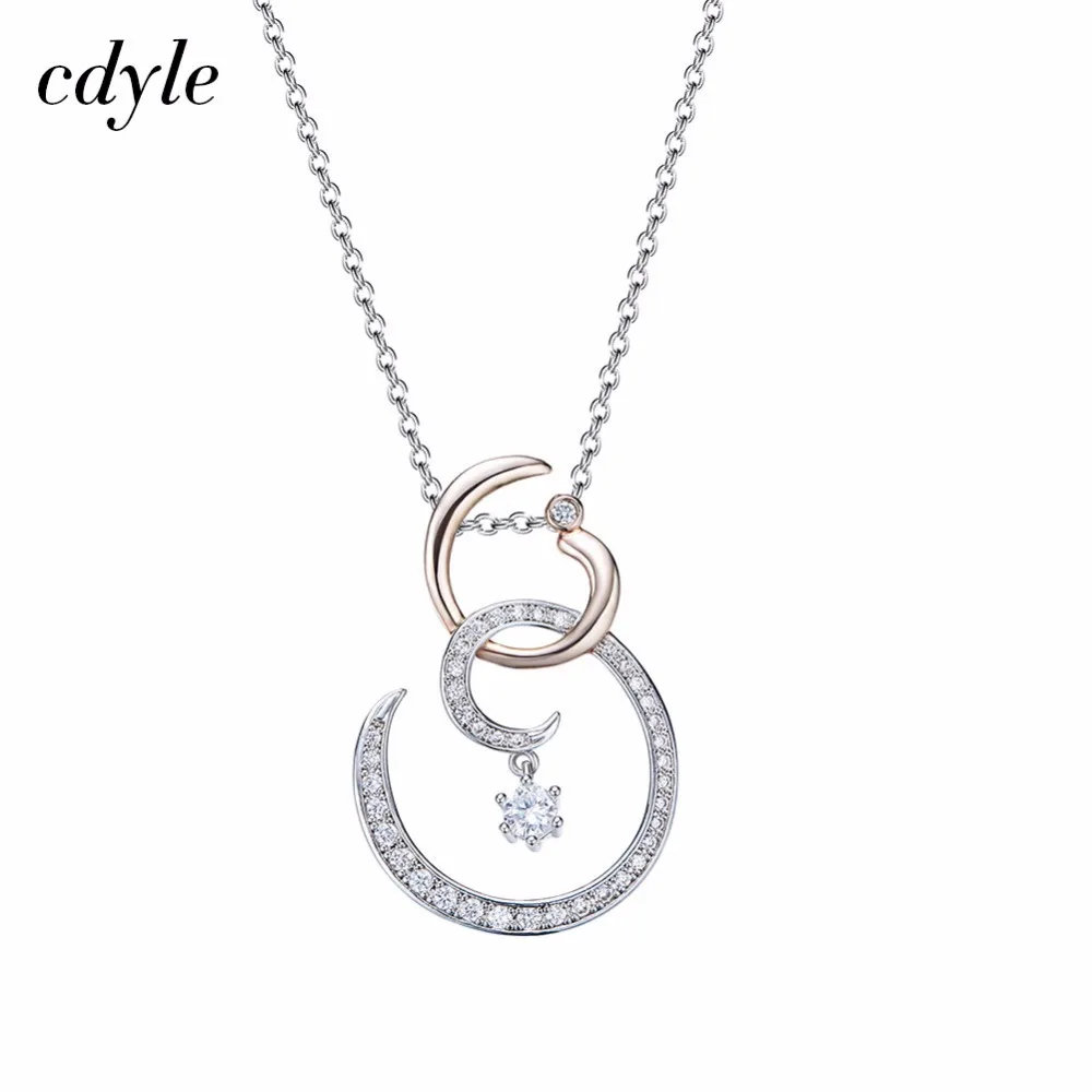 Модное ожерелье Cdyle Женские Подвески элегантные длинные ожерелья цепочки на