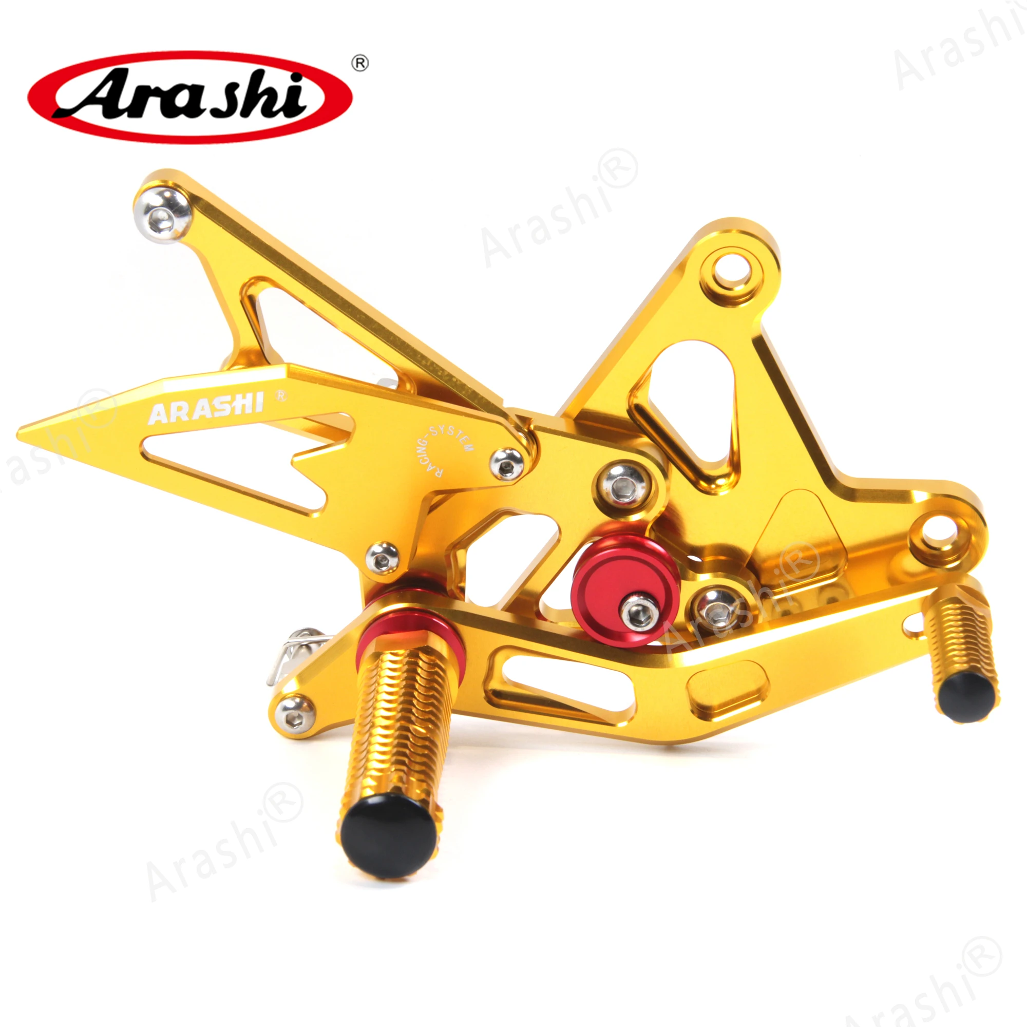 Араши для KAWASAKI ZX6R ZX636 2005 2006 CNC регулируемые Задние подножки ног Rearset NINJA ZX 6R 636