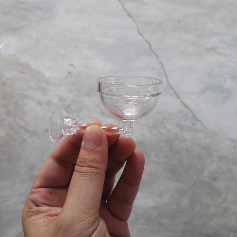 

Crystal Glass Pot For Aquarium Tank Aquascape Fish Tank Aquarium Decoration Breeding Grass Landscaping Plantation Basin Water