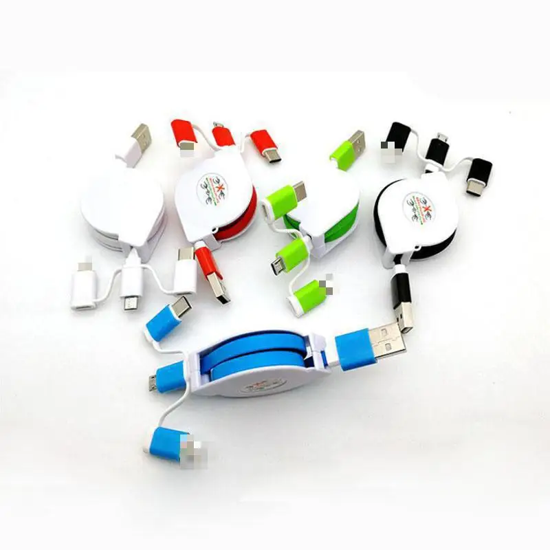 Многофункциональный 3 в 1 usb кабель Универсальный для быстрой зарядки и передачи