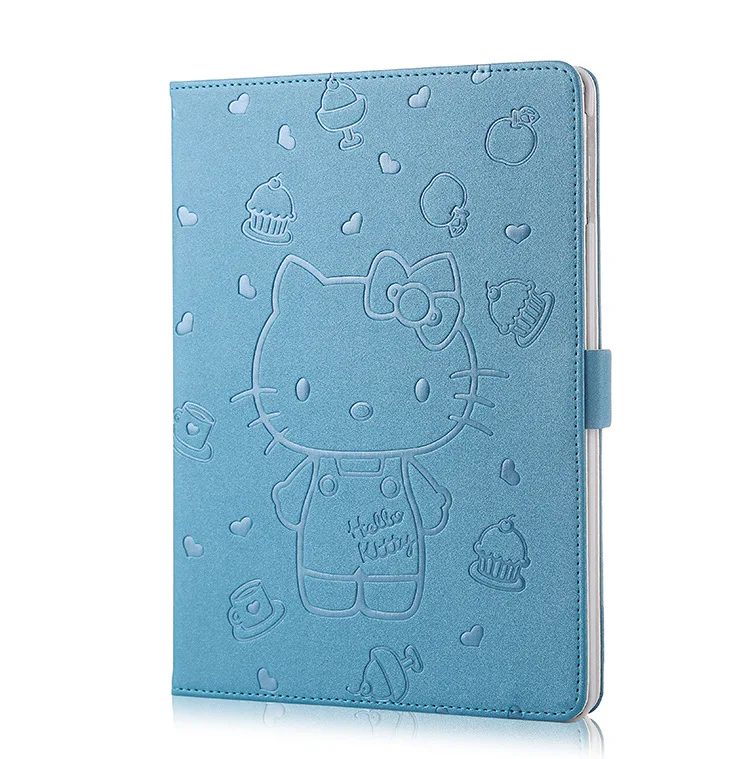 

Hot selling cartoon pu leather case for Ipad mini 4 Cute hello kitty smart cover full protect funda book flip capas for mini4