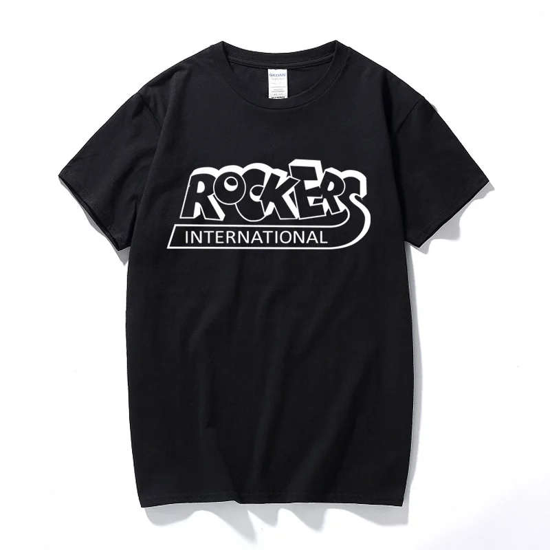 

Rockers International T-Shirt 100% Cotton King Tubby Dub Augustus Pablo New Fashion Short Sleeve T shirt Tops Camisetas Hombre