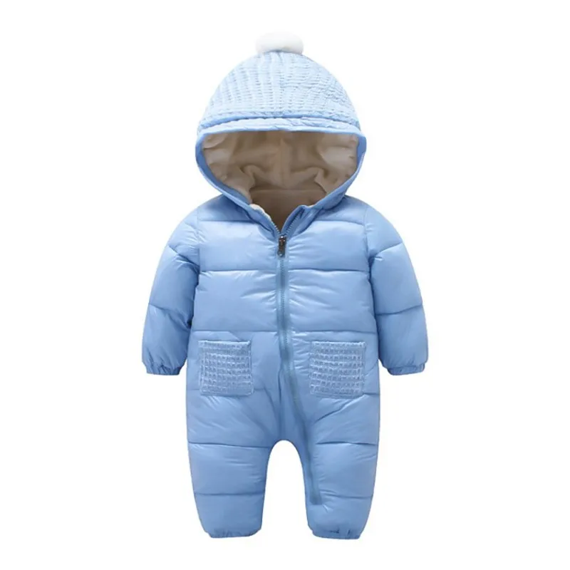 CROAL CHERIE 80-120cm Newborn Baby Boys Clothes Infant Fleece Velvet Jumpsuit Winter Girls Rompers Bodysuit Snowsuit (8)