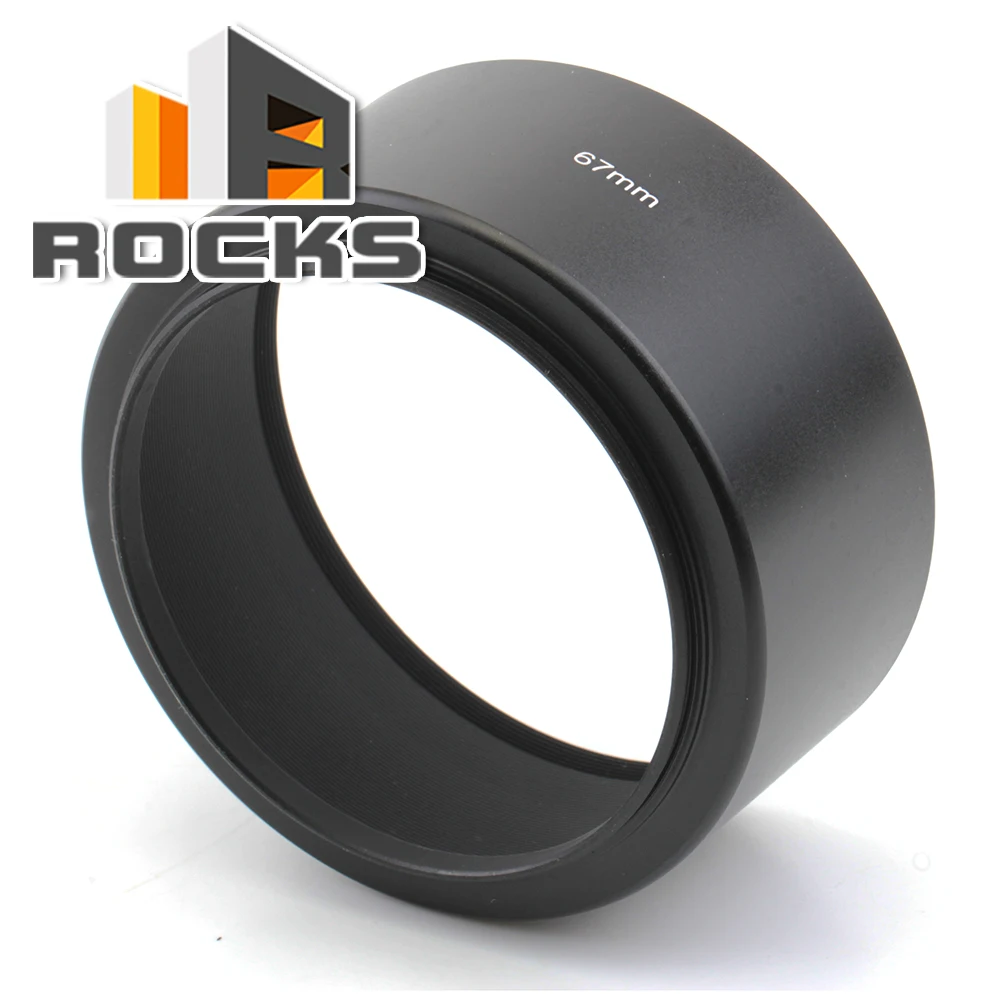 Pixco 67mm Metal Wide Angle Lens Hood for Canon New Nikon Sony Pentax Olympus Kodak