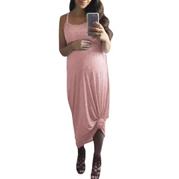 

Women 2019 Maternity GownSleeveless Holiday Sundress Pregnancy Dress Summer Maternity Dresses Robe De Grossesse Photographie