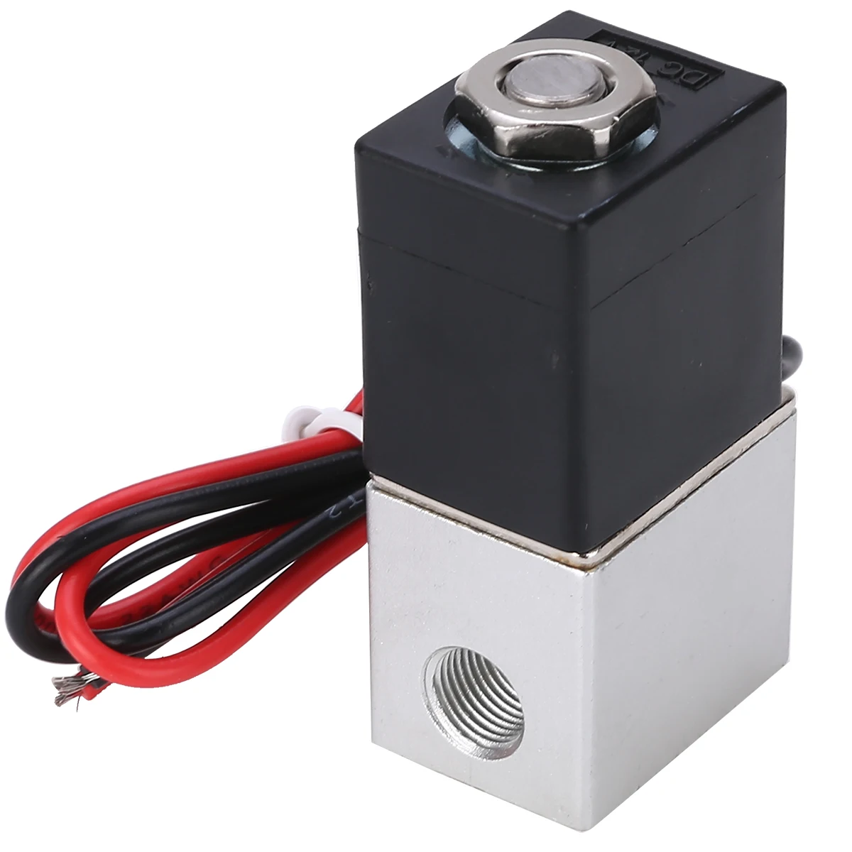 1Pc Electric Solenoid Valve New Solenoid Valve DC 12V 1/8" Valve Electric for Water Air Liquid Mayitr