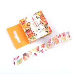 15 мм * 7 м Плоды бумаги васи клейкая лента Прекрасный Японский украшения DIY скрапбукинга планировщик маскирующие ленты, канцелярские товары