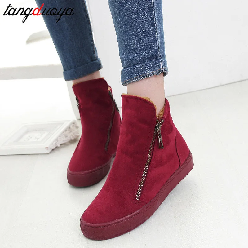 

warm winter boots women ankle boots winter shoes women snow boots ladies shoes bota feminina 2018 botas mujer invierno