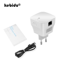 Kebidu 300 Мбит/с беспроводной WiFi ретранслятор Wi-fi диапазон расширитель сигнала усилитель 802.11N/B/G усилитель Repetidor Wi fi Reapeter