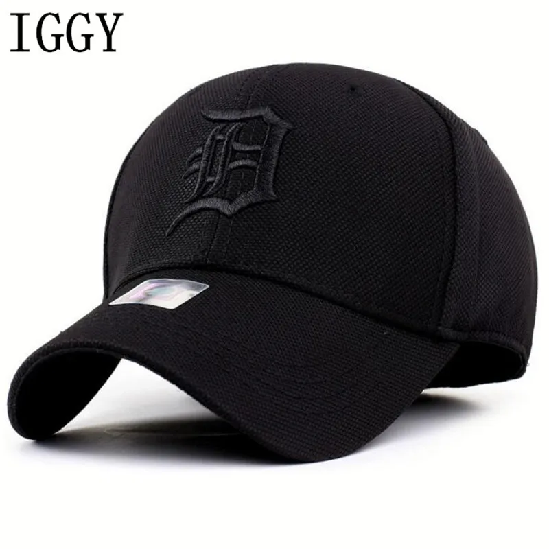 IGGY Spandex Elastic Fitted Hats Sunscreen Baseball Cap Men Women